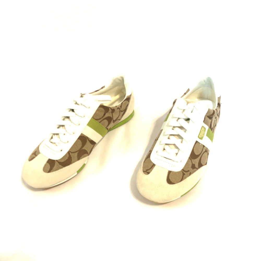 BRAND NEW NWT Brown Monogram COACH sneakers sz 7.5
